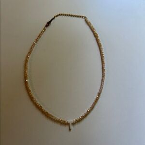 C3 Elegant Gold Beaded Necklace